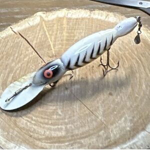 Vintage Whopper Stopper Hellbender fishing lure.  Crankbait.